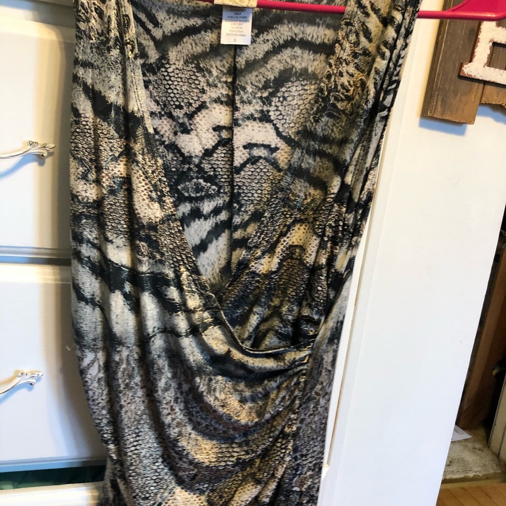 Elegant low cut dressy tank